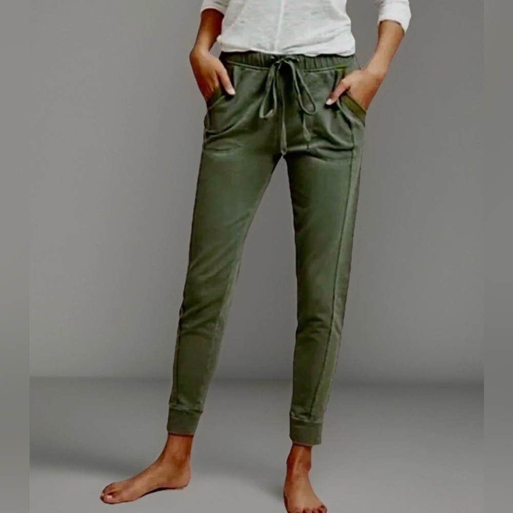 Saturday Sunday Casual Olive Jogger Pants for Women Size S